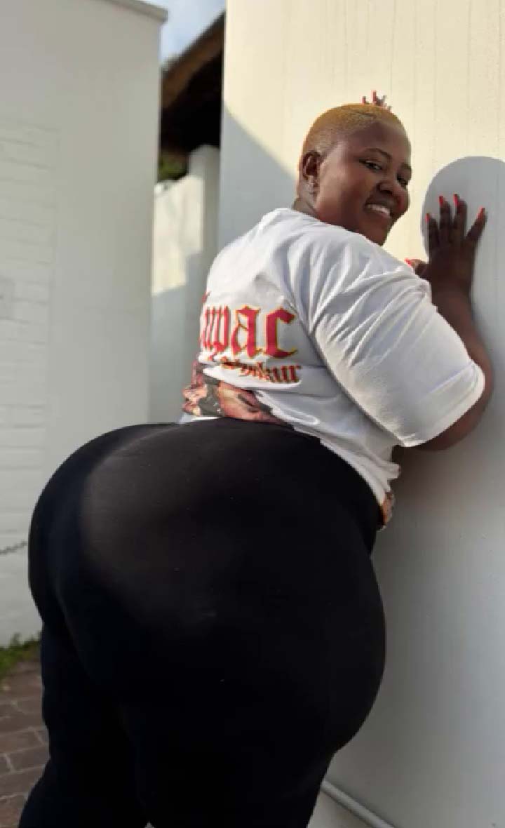 Neria Curvy Instagram Model from Botswana