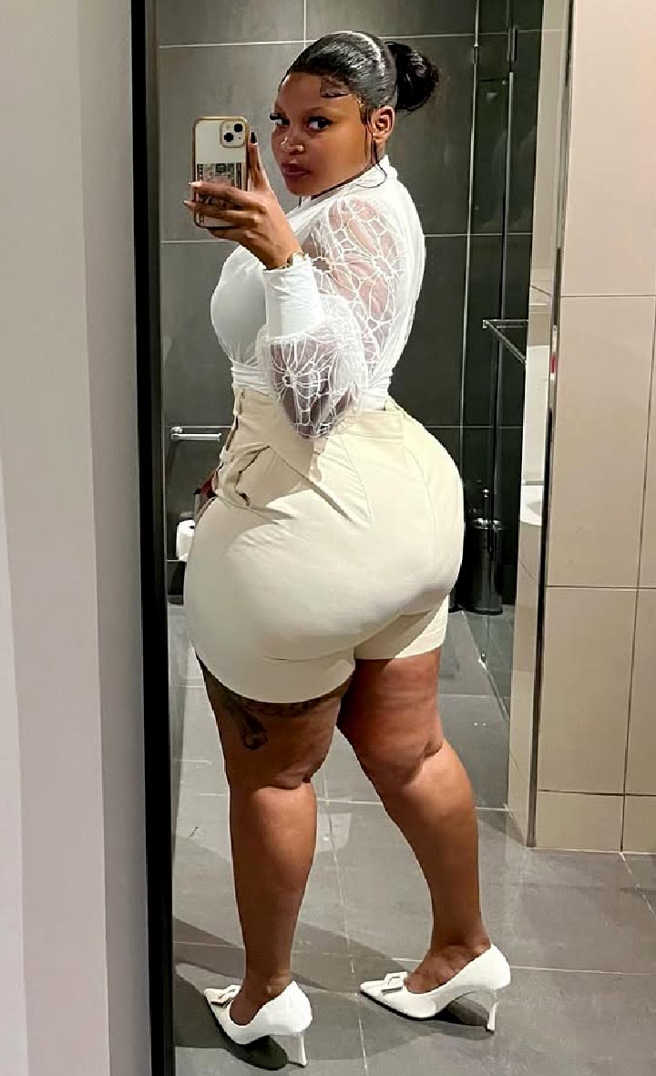 Sky Curvy Instagram Model from South Africa