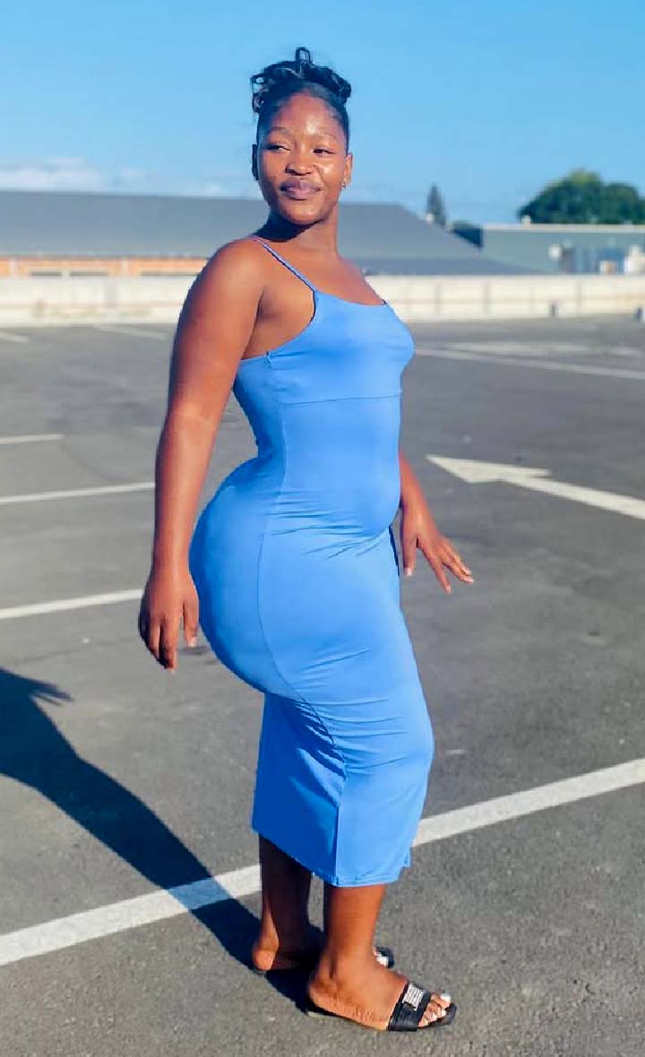 Zandisile Curvy Instagram Model from South Africa